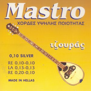 Χορδές Mastro Τζουρά Silverplated 010 Set