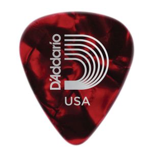 D'Addario 1CRP4-10 Πέννες Κόκκινο Pearl Medium (10 Τεμάχια)