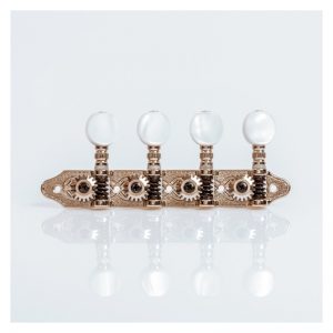 Κλειδιά Grover Nickel με Λευκά Buttons για 8χορδο μπουζούκι