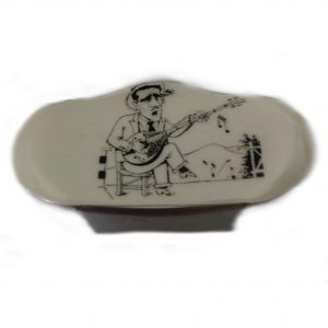 Χορδιέρα Μπουζουκιού με σχέδιο Ρεμπέτης