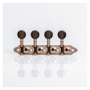 Κλειδιά Grover Nickel με Mαύρα Buttons για 8χορδο μπουζούκι