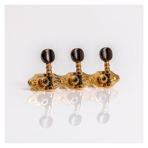 Κλειδιά gr Χρυσά με Μαύρα Buttons για 6χορδο μπουζούκι