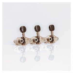 Κλειδιά Grover Nickel με Μαύρα Buttons για 6χορδο μπουζούκι