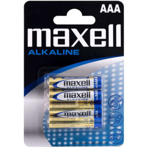 Maxell Αλκαλικές Μπαταρίες AAΑ (4τμχ)