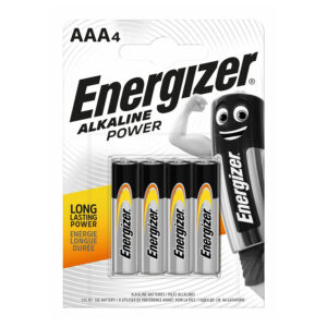 Energizer Αλκαλικές Μπαταρίες AAΑ (4τμχ)