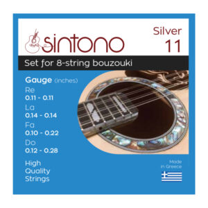 Sintono Χορδές Οκτάχορδου Μπουζουκιού 0,11