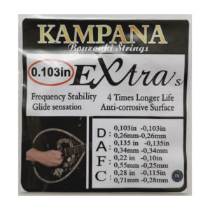 Χορδές ΚΑΜΠΑΝΑ EXTRA's 0,103 για Οκτάχορδο